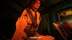 Sadie Rides John's Cock in Rdr2 POV Scene