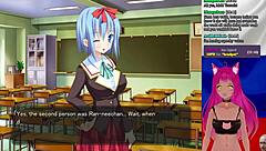 vtuber lewdneko plays girlfriend president game!