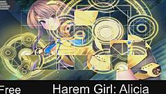 i play as harem girl alicia in this anime hentai game adventure
