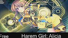 i play as harem girl alicia in this anime hentai game adventure