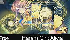 i play as harem girl alicia in this anime hentai game adventure