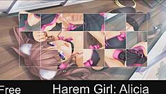 i play as harem girl alicia in this anime hentai game adventure