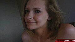 another steamy morning with my stepsister, enjoying her natural tits in bed.