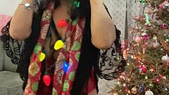 anna maria mature latina christmas special in red lingerie