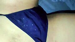 kaithsaumeth caresses her big breasts while fucking her tight hot pussy on bed