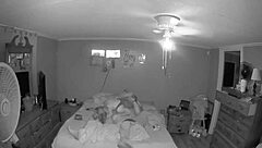 The brunette says, 'I love sucking that big cock so much.'