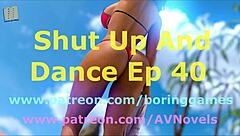 Shut Up and Dance 40 with Brunette and Shaved Pussy