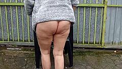 Public Masturbation and Intense Squirting