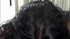 Thick stepmom sucks stepson dry until he nearly gags