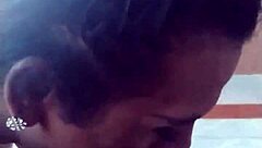 obedient shemale sucking cock 😏