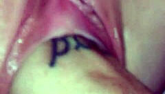 Blonde teen's pussy gets intensely fucked in detailed action