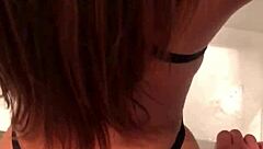 feeling the passion as she gets fucked in the bathroom