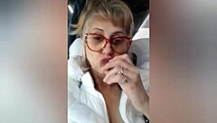 she still loves to tease so much, she took a huge load in her mouth