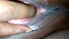 the ebony beauty masturbates her juicy pussy in public outdoors