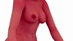 Naked Helen Parr in 3D Shows Big Tits