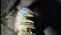 Pulamos no quintal abandonado para ela me mamar com ass spitting cum in mouth deepthroat!