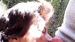 can you believe this petite latina swallowed cum by riverfront?