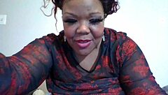 why is that beautiful black bbw playing with her pussy?