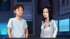 Teacher, what's next in the game? the brunette asks curiously.