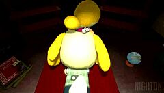 a crossing new leaf isabelle explores vagina in game adventure