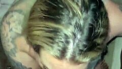 Latina gets given deepthroat by amateur friend and cums on his face