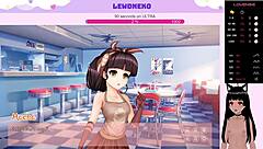 Vtuber Lewdneko STRIPS NAKED in anime hentai game dating order us part 1