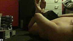 Tie me up like that, girlfriend, in homemade bondage.