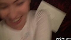 Dagfs - Steamy Lesbian Sex Session on Sofa