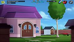 In Summer Time Saga Unc Part 7, Busty Anime Hentai Tits Bounce During Game.