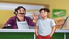 In Summer Time Saga Unc Part 7, Busty Anime Hentai Tits Bounce During Game.