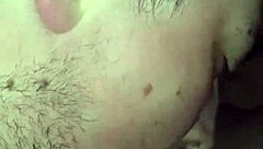 bi boy devours massive cock in intense blowjob session