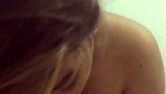 Tinder teen gives sloppy blowjob with big tits 😘