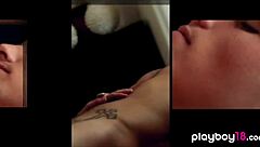 curious comedian kate quigley explores blowjob techniques with toys.