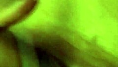 Squirting orgasm with big dildo in girlfriend's pussy