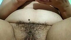 Horny milf with big tits masturbates intensely