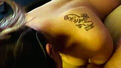 My wife sucks my big cock for facial.