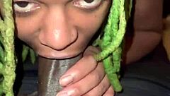 Fat Booty Ebony In Lingerie Taking Dick Full! Oh Yeah!