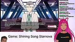 lewdneko plays shining song starnova aki route part 2 with petite hentai fun