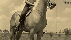 Wanna see vintage pussy bent over in wild outdoor doggystyle?