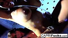 Capri Cavanni and Bridgette B having fun with big tits