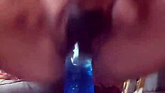 Katy Katie rides dildo hard in wild anal play session