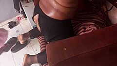 Ever seen such raw amateur hardcore with big tits in lingerie?