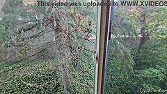 deep blowjob to my stepbrother in the window