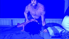 big guy takes it from behind in part three