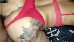 Big tits milf sits on monster cock after gym masturbation.