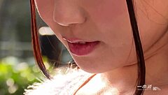 komotaka riho exposes her shaved body in model collection erotic shoot