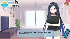 Megu was hungry for some dick in this anime hentai episode 4