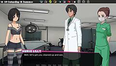 Finishing the game in an anime hentai adventure.