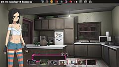 Finishing the game in an anime hentai adventure.