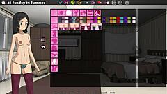 Finishing the game in an anime hentai adventure.